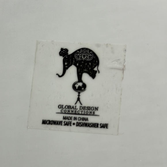 Global Design Connections Impressed Snowflake Ceramic Container Utensils White - Picture 4 of 7